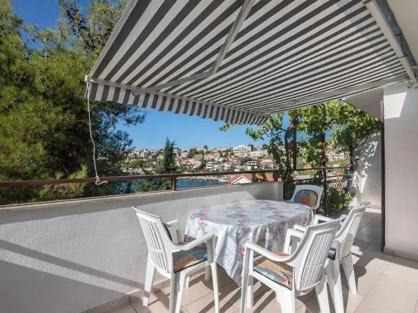 Apartment In Okrug Gornji With Sea View, Balcony, Air Conditioning, Wifi 5106-1 Trogir Croatia